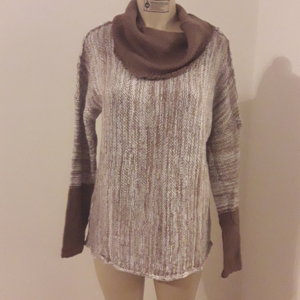 Cowl Neck Knit Sweater